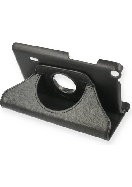 Huawei Mediapad T3 7 Kılıf 360 Tablet Deri Kılıf - SIYAH-(5796) - SB001M-482FM3