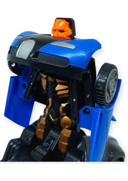 Robota Dönüşen Araba - Pilli Yerde Gezen Spor Araba - AK-839 fırsatları