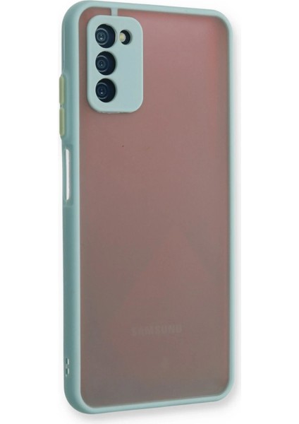 Samsung Galaxy A03S Kılıf Montreal Silikon Kapak - TURKUAZ-(5796) - SB001M-4A52F8 fiyatları