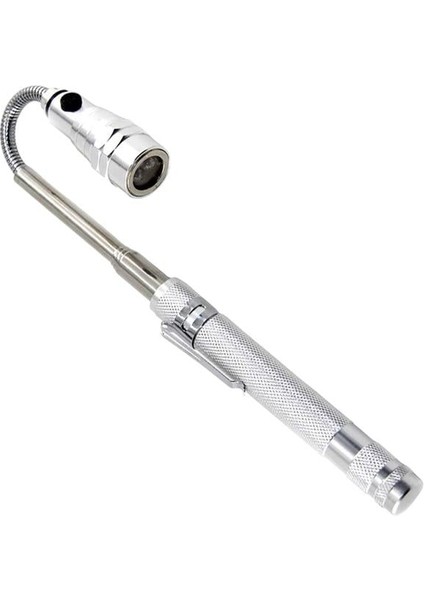 MX-2808 Mıknatıslı 360 Derece Döner Başlıklı 3 Ledli Beyaz Işık El Feneri