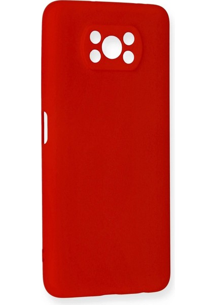 Xiaomi Pocophone X3 Kılıf Nano Içi Kadife Silikon - KIRMIZI-(5796) - SB001M-4824G6 fiyatları