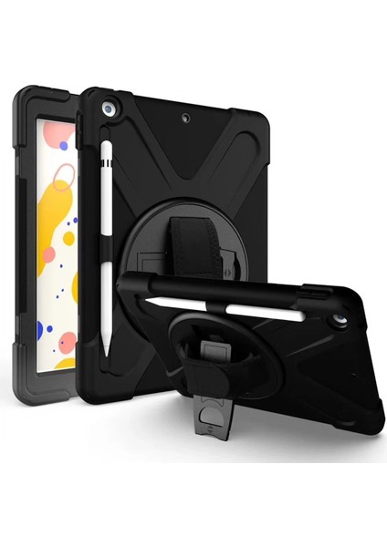 iPad 10.2 (7.nesil) Kılıf Amazing Tablet Kapak - SIYAH-(5796) - SB001M-484DC3