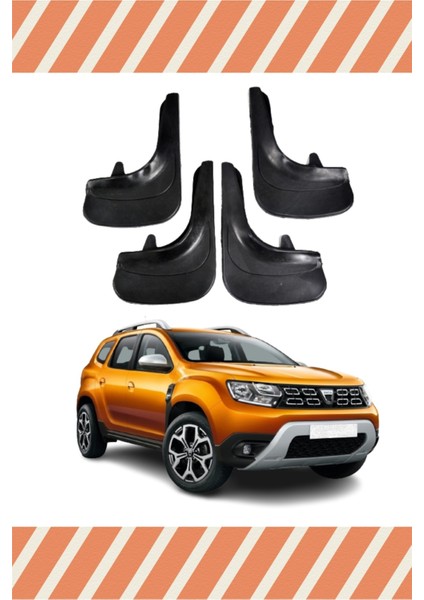 Dacia Duster 2017 ve Sonrası 4'lü Tozluk Çamurluk Paçalık