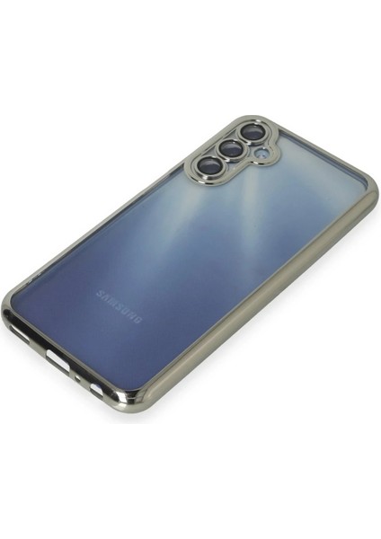 Samsung Galaxy A25 5g Kılıf Lensli Silikon - GÜMÜŞ-(5796) - SB001M-48AOA8 fırsatları