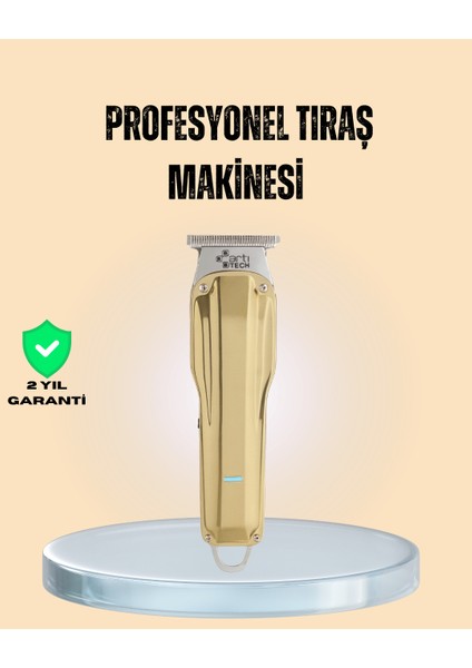 Profesyonel Erkek Tıraş Makinesi Güçlü Kesim ve Uzun Şarj Süreli