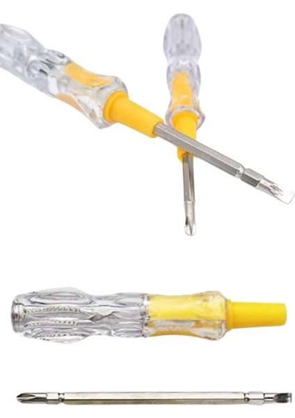 Çift Uçlu Kontrol Kalemi Elektrik Test Kalemi Şeffaf - SB001M-47SMB4 fiyatları