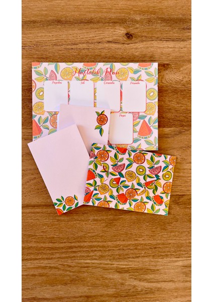 Planlayıcı Set Desenli 50 Yp. + Zarf fiyatları