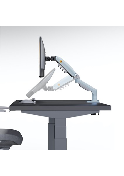 Monitör Standı North Bayou Nb F80 (2026 Yeni Model) Amortisörlü Tekli Monitör Standı Göl Mavisi Lake Blue (17-30 Inç)-(2-9 Kg) fırsatları