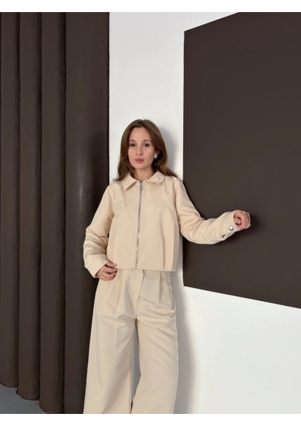 Trenç Takım Alt Üst Bej Ons modelleri