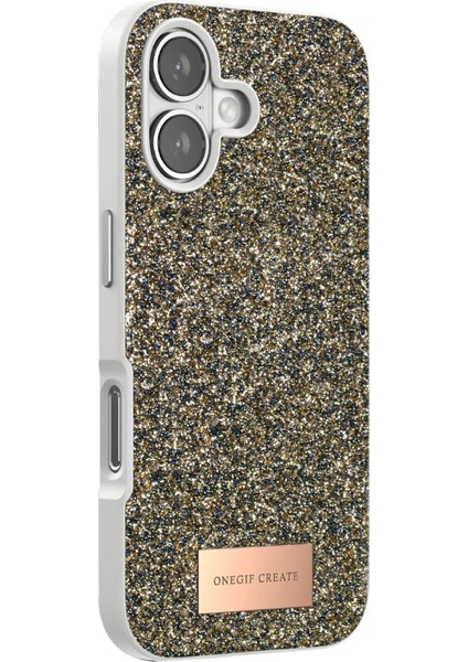 Apple iPhone 17 Uyumlu Parlak Simli Taşlı Premium Kalite Kadın Telefon Kılıfı Kapak modelleri