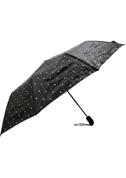 Nokta Desenli Otomatik Kadın Şemsiye, Şık ve Hafif Koruma modelleri