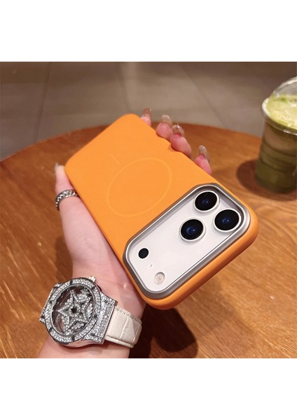 iPhone 17 Promax Magsafe Özellikli Ultra Slim Darbeye Dayanıklı Metal Çerçeveli Kılıf modelleri