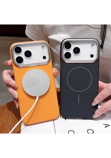 iPhone 17 Promax Magsafe Özellikli Ultra Slim Darbeye Dayanıklı Metal Çerçeveli Kılıf fırsatları