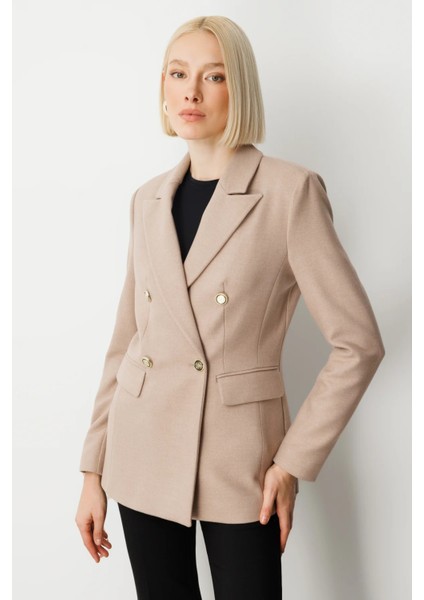 Kruvaze Yaka Kaşe Ceket 5069 fiyatları