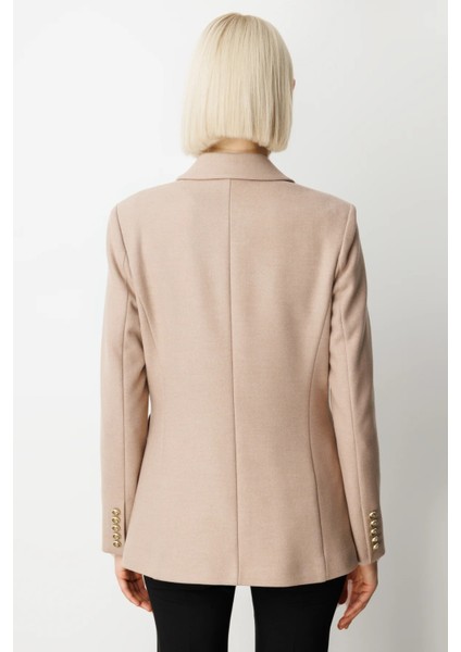 Kruvaze Yaka Kaşe Ceket 5069 indirimleri