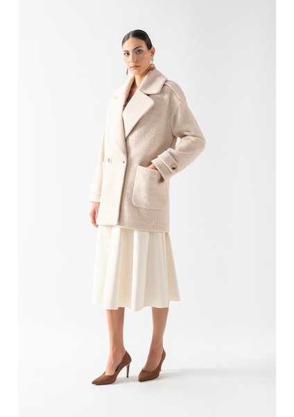 Renuccio Kruvaze Yandan Cepli Salaş Kaban BEJ indirimleri