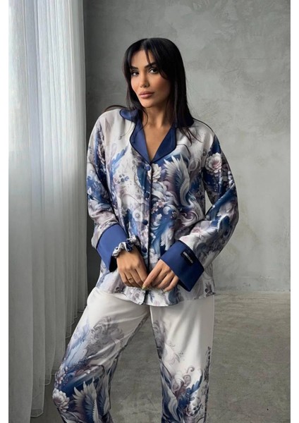 D Acqua Saten Üçlü Pijama Takımı fiyatları