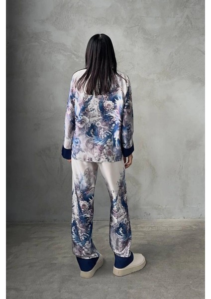 D Acqua Saten Üçlü Pijama Takımı fırsatları