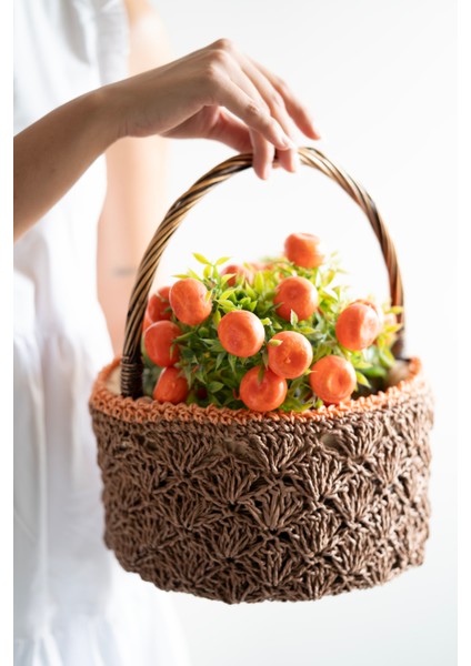 El Örgüsü Dekoratif Sepet modelleri