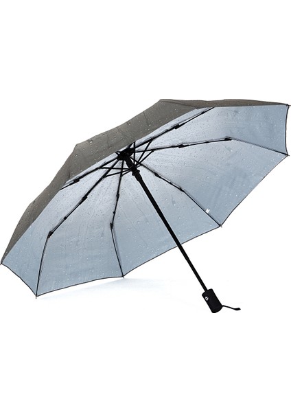 Renkli ve Hafif Otomatik Şemsiye, Yağmur Desenli, Şık ve Pratik Tasarım fiyatları
