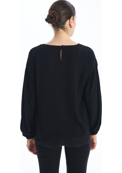 Yeni Sezon Bisiklet Yaka Düz Uzun Kollu Kadın Bluz fırsatları