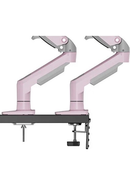 Monitör Standı North Bayou Nb F80 (2025 Yeni Model) Amortisörlü Tekli Monitör Standı Pembe Pink (17-30 Inç)-(2-9 Kg)