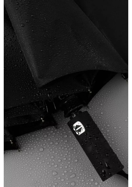 Tam Otomatik Fiber Tel Şemsiye, Rüzgar Güçlü, 12 Tel, Siyah Renk fırsatları