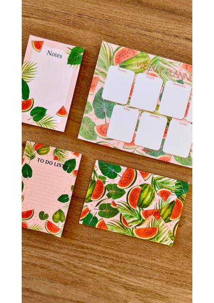 Planlayıcı Set Desenli 50 Yp. + Zarf