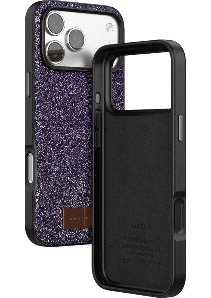 Apple iPhone 17 Pro Uyumlu Parlak Simli Taşlı Premium Kalite Kadın Telefon Kılıfı Kapak fiyatları