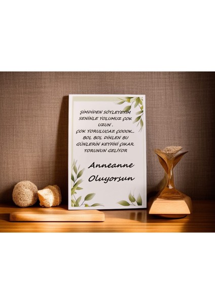Anneanne Oluyorsun Müjde Anı Kartı - Hamile Anı Kartı