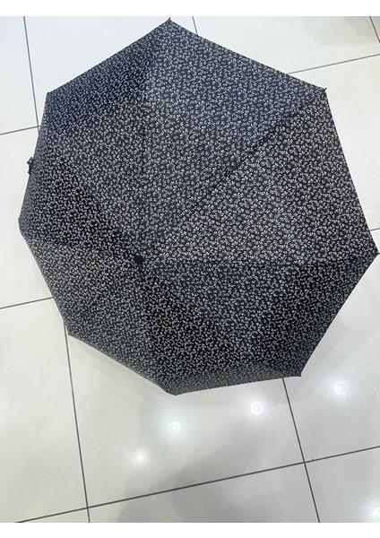 Rüzgarda Kırılmayan Tam Otomatik 8 Telli Şemsiye, Ekru Renk