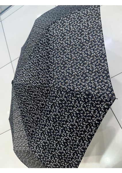 Rüzgarda Kırılmayan Tam Otomatik 8 Telli Şemsiye, Ekru Renk fiyatları