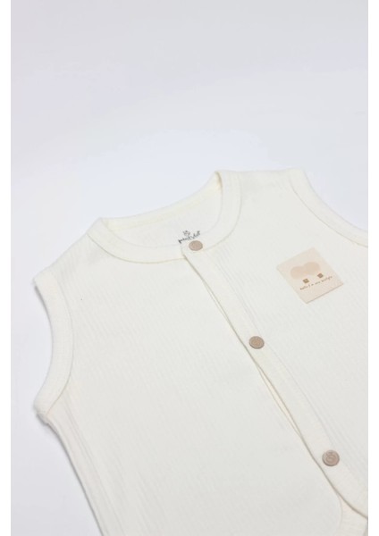 Modal Flying Balloons Bebek Yelek BS18110 Ekru modelleri