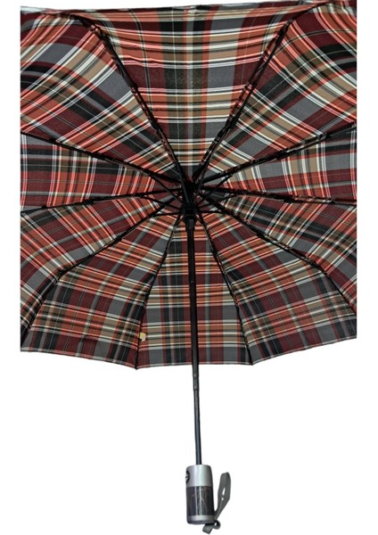 Rüzgarda Kırılmayan 10 Telli Tam Otomatik Şemsiye, Çok Renkli ve Dayanıklı Tasarım indirimleri