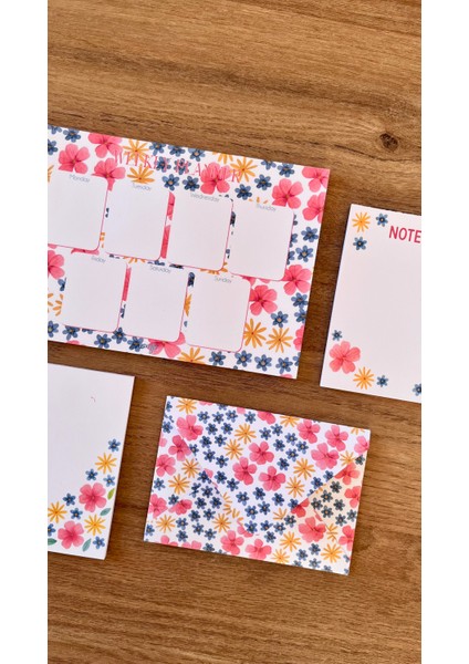 Planlayıcı Set Desenli 50 Yp. + Zarf