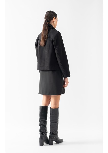 Rowlands Dik Yaka Flota Cepli Kap Siyah modelleri