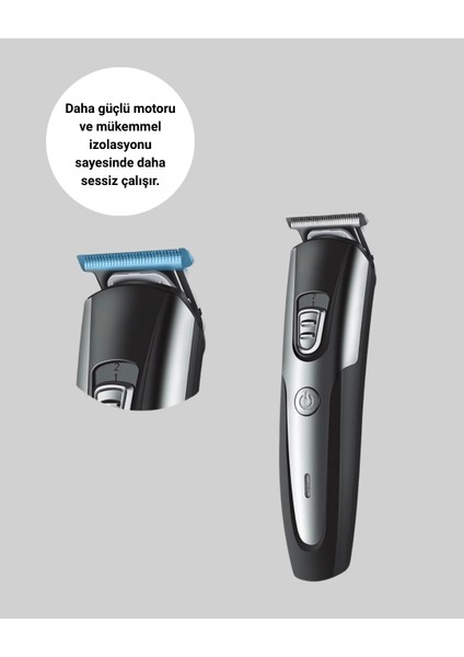 Profesyonel Saç ve Sakal Kesme Tıraş Makinesi Kablosuz Ergonomik Tasarım indirimleri