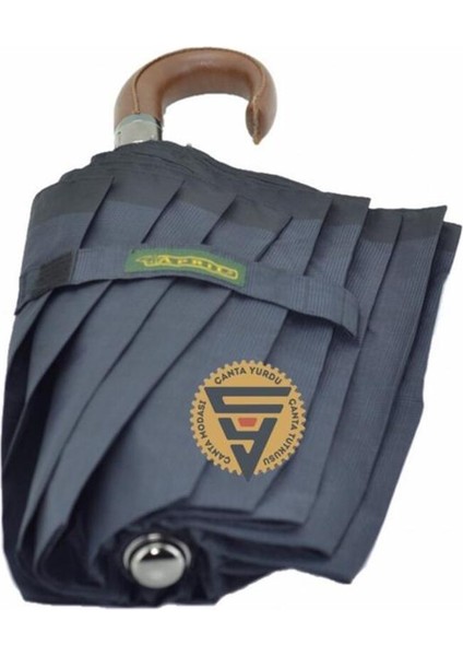 Kısa Deri Saplı Çok Renkli 10 Telli Şemsiye, Şık ve Dayanıklı Tasarım indirimleri