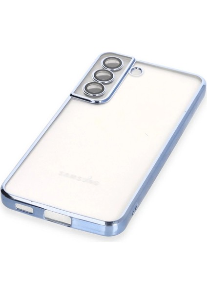 Samsung Galaxy S22 Kılıf Lensli Silikon - Açık MAVI-(5796) - SB001M-48A8A2 fırsatları