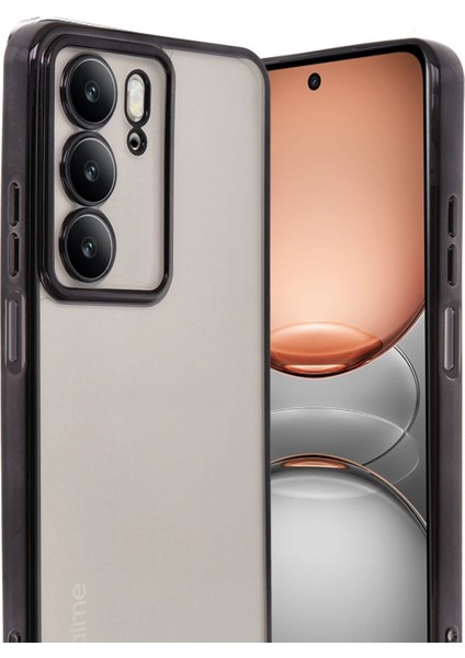 Realme C75 4g Kılıf Lensli Silikon - SIYAH-(5796) - SB001M-48CDM1