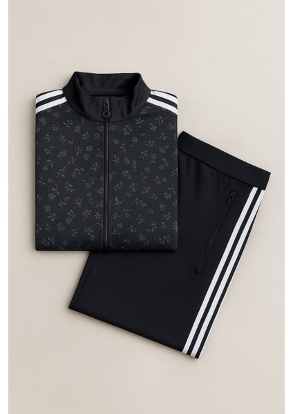 Kadın Fermuarlı Dalgıç Scuba Kumaş Yüksek Kaliteli Alt Üst Spor E