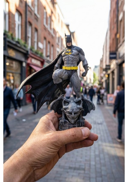 3D Figür-Gotham -Batman Hediyelik Biblo-Fanart -20CM