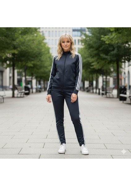 Kadın Fermuarlı Dalgıç Scuba Kumaş Yüksek Kaliteli Alt Üst Spor E