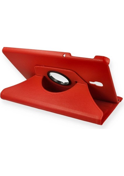Samsung Galaxy T590 Tab A 10.5 Kılıf 360 Tablet Deri Kılıf - KIRMIZI-(5796) - SB001M-482EV1