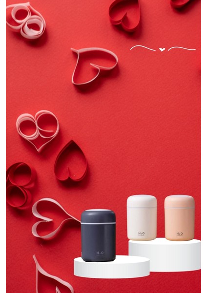 Sevgiliye Hediye LED Işıklı Hava Nemlendirici USB Şarjlı Sevgiliye Özel - SB001M-47TQ53 modelleri