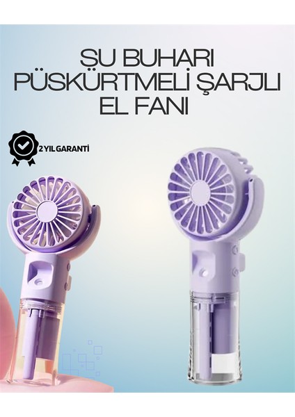 Şarjlı Buğu Fanı – Nemlendirici Sis Fonksiyonlu Tip-C Girişli Taşınabilir M - SB001M-47WA1