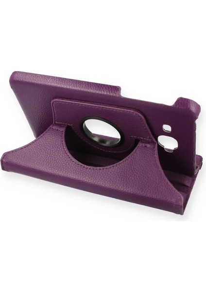 Samsung Galaxy T280 Tab A 7 Kılıf 360 Tablet Deri Kılıf - MÜRDÜM-(5796) - SB001M-482FG7