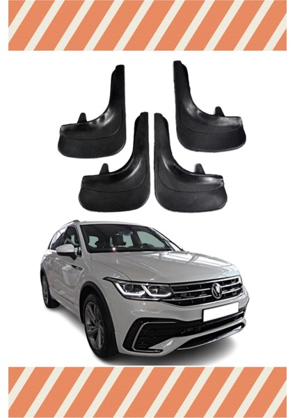 Volswagen Tiguan Tüm Kasalar 4'lü Tozluk Çamurluk Paçalık