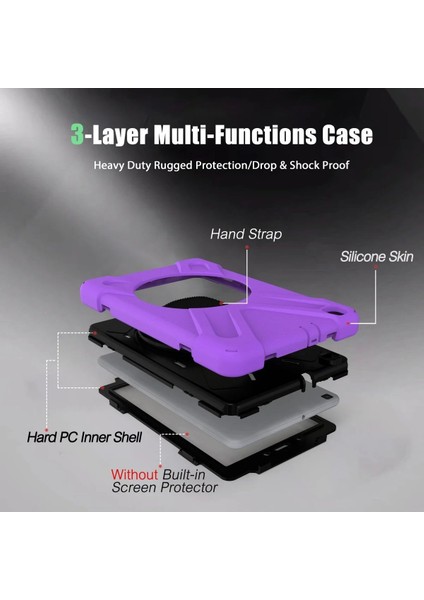 Samsung Galaxy T290 Tab A 8 Kılıf Amazing Tablet Kapak - MOR-(5796) - SB001M-484FN6 fırsatları