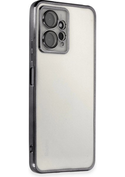 Xiaomi Redmi Note 12 4g Kılıf Lensli Silikon - SIYAH-(5796) - SB001M-4A5J11